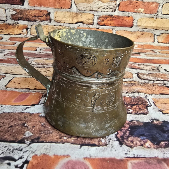Turkish Persian Copper Mug Antique - Picture 4 of 11